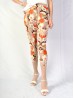 Paisley Print Stretch Capri (One Size)